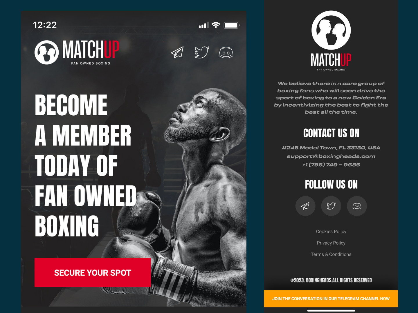 Matchup project preview