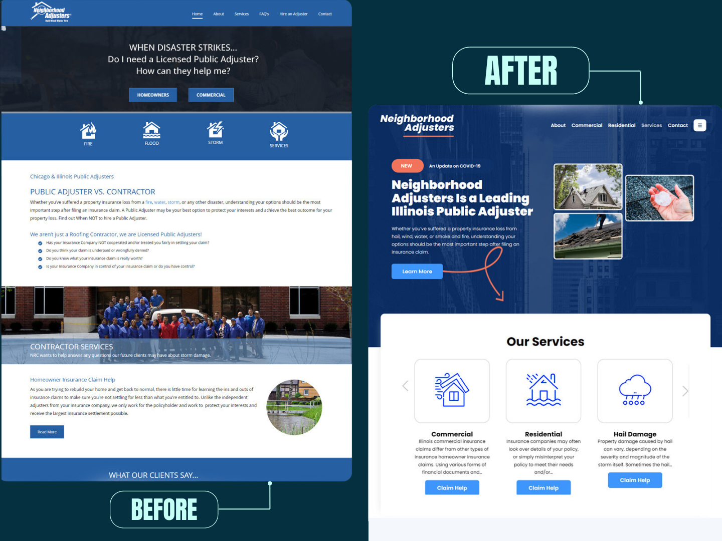 Neighborhood Adjusters project preview
