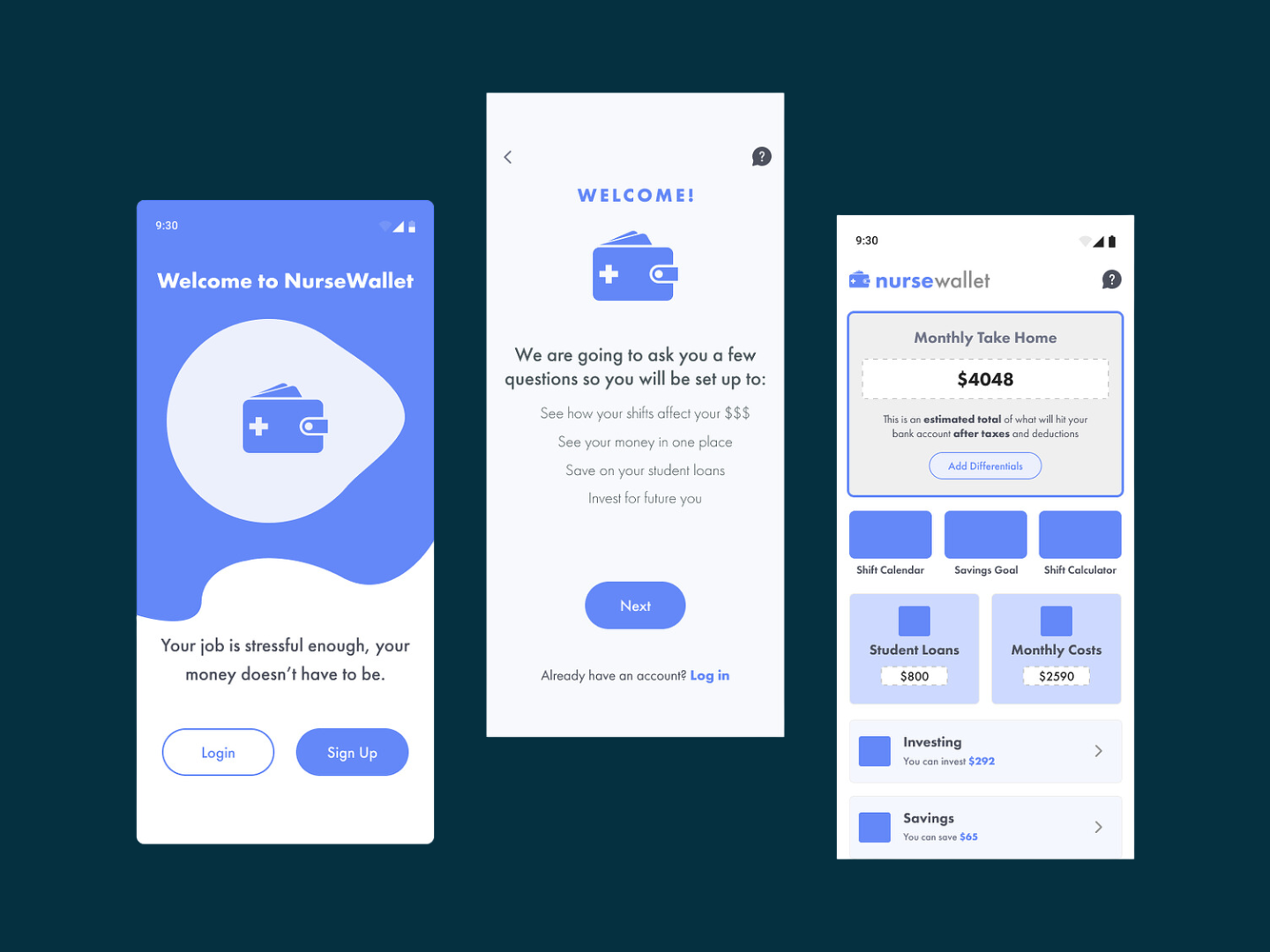 Nurse Wallet project preview